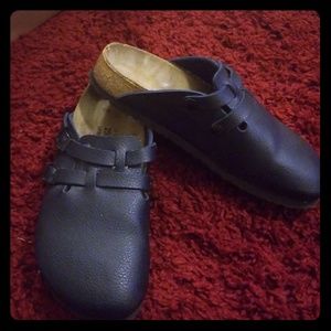 Navy blue birkenstocks